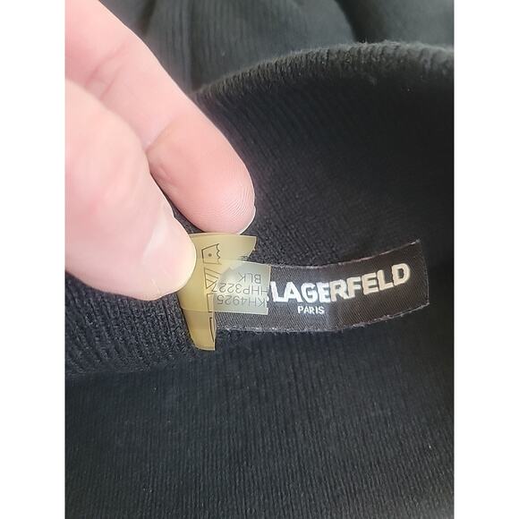 Karl Lagerfeld Paris Cool Cat Beanie Hat With Ears - Picture 7 of 9